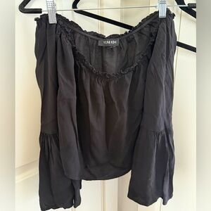 Yumi Kim Elegant Black Blouse